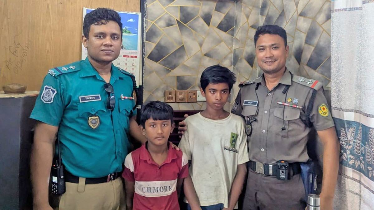 বগুড়া থেকে নিখোঁজ ২ শিশু ঢাকায় উদ্ধার