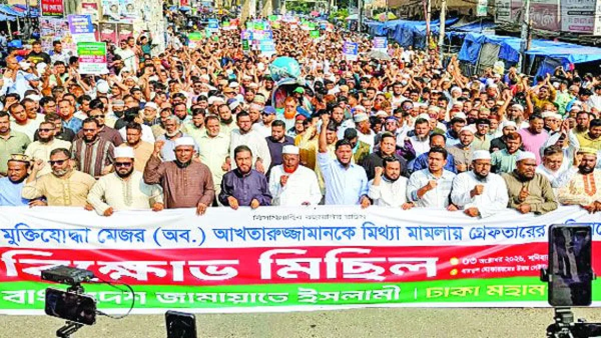 বিএনপি ছেড়ে জামায়াতে যোগ দেয়ার ক্ষোভেই মুক্তিযোদ্ধা আখতারুজ্জামানকে গ্রেফতার : গোলাম পরওয়ার