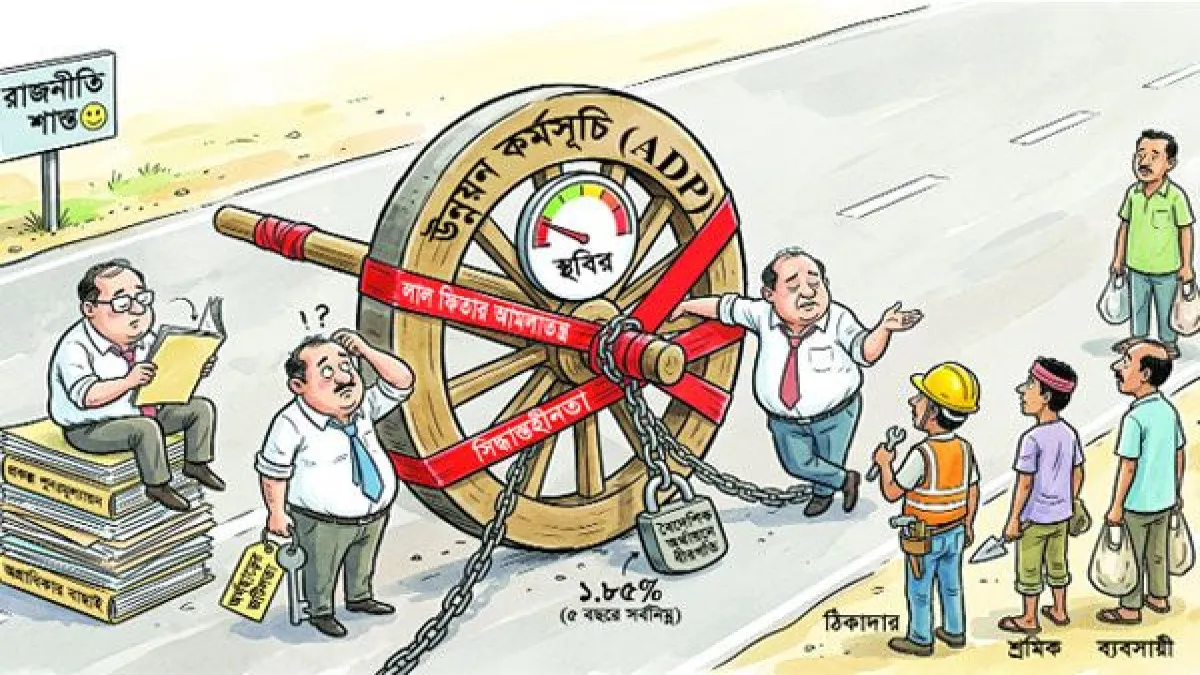 স্থিতির মধ্যেও স্থবির উন্নয়ন