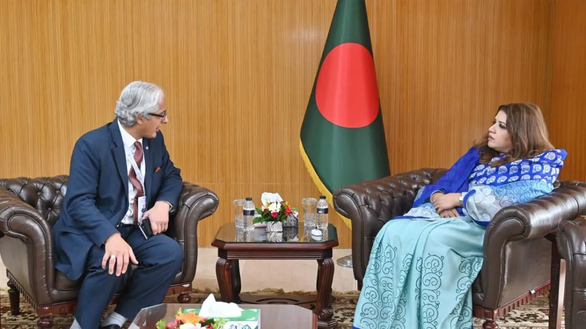 বিশ্বের অন্যতম উৎপাদন কেন্দ্র হতে চায় বাংলাদেশ : শামা ওবায়েদ
