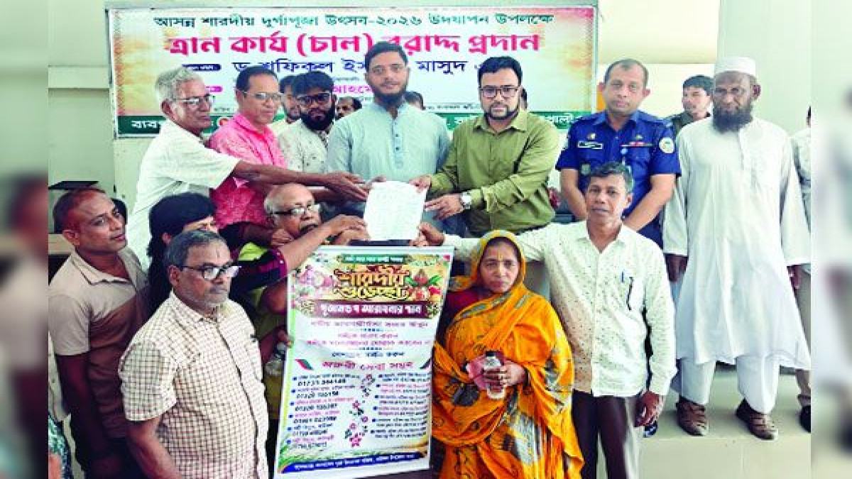 নির্বিঘেœ দুর্গাপূজা পালনের আশ্বাস এমপি মাসুদের