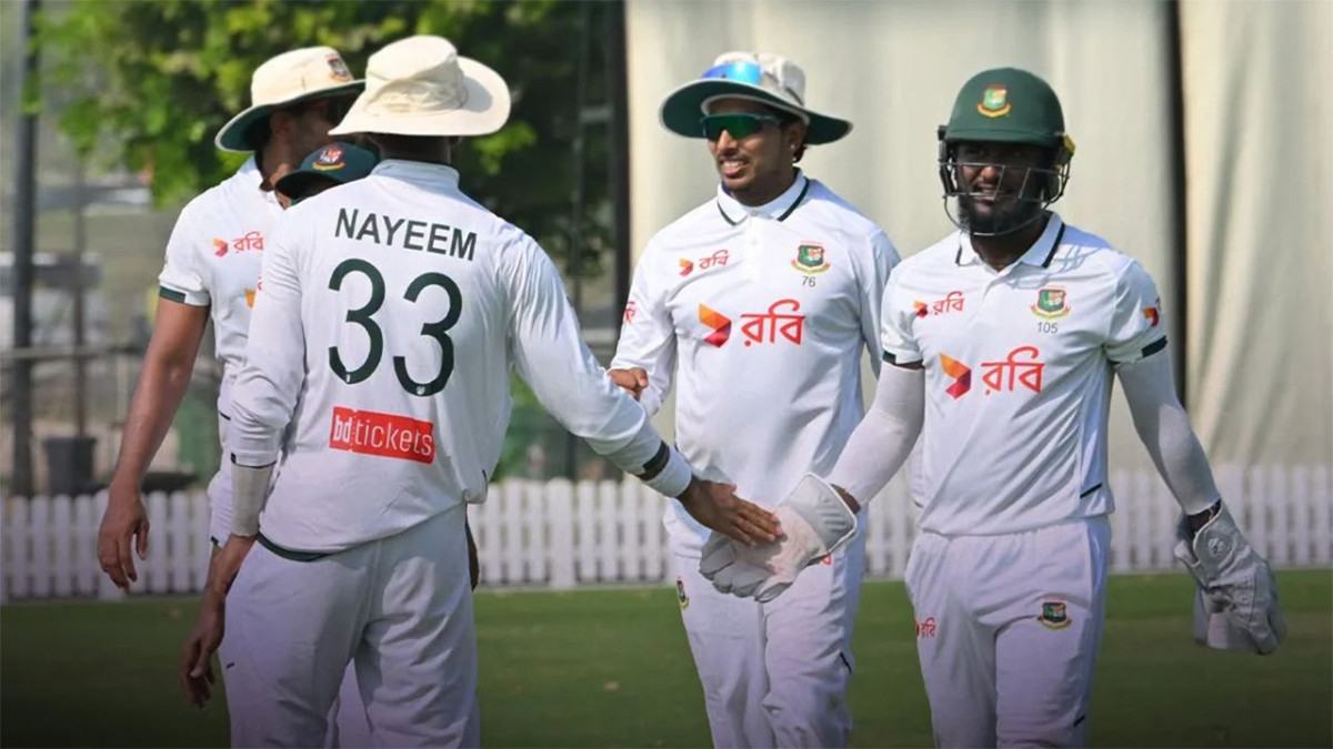 আফগানিস্তানের বিপক্ষে টেস্টের আগের প্রস্তুতি ম্যাচটি ড্র করল বাংলাদেশ