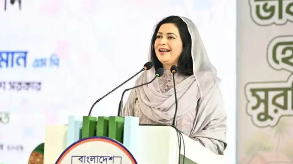 শিশুদের শৈশব হতে হবে নিরাপদ ও সুরক্ষিত : জুবাইদা রহমান