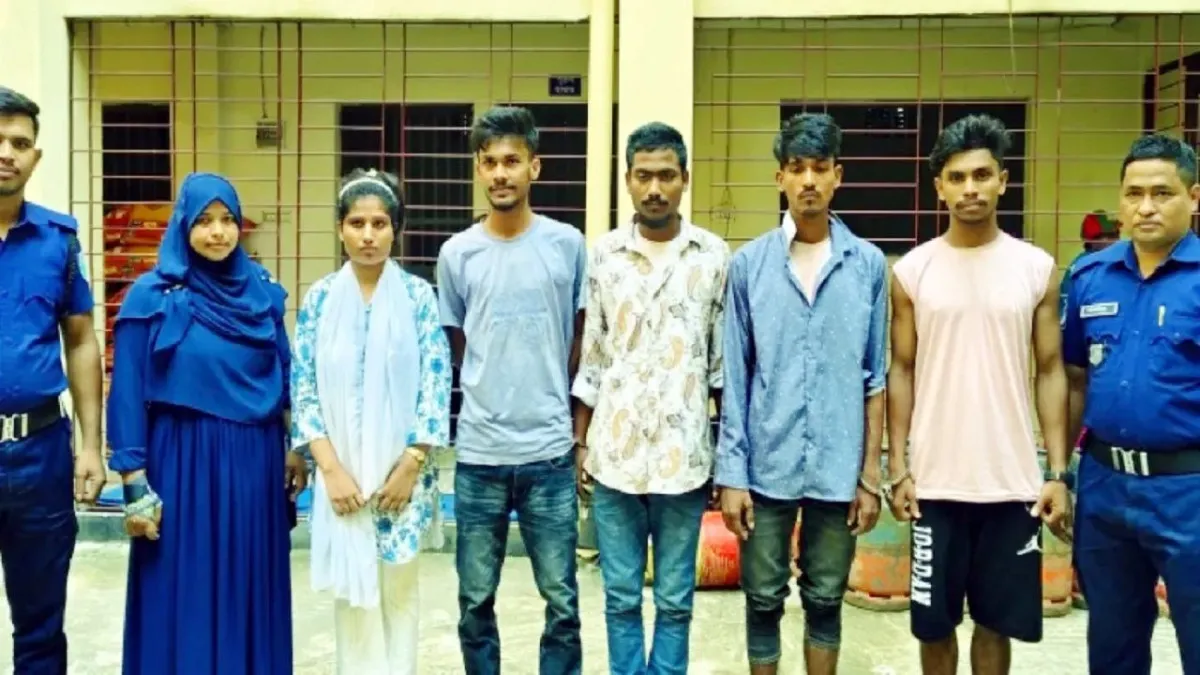 জাফলংয়ে স্ত্রীকে পাচারের ফাঁদ, স্বামীসহ গ্রেফতার ৪