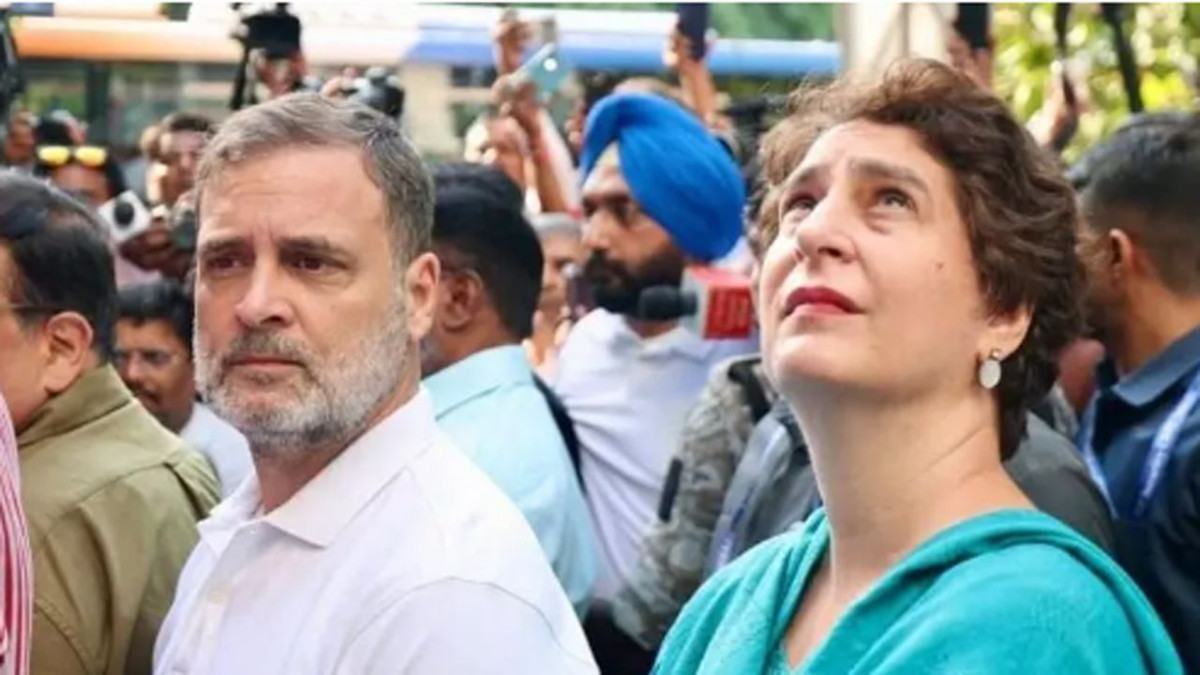 যন্তর মন্তরে যাওয়ার চেষ্টা রাহুল ও প্রিয়াঙ্কা গান্ধীর, আটকে দিলো পুলিশ