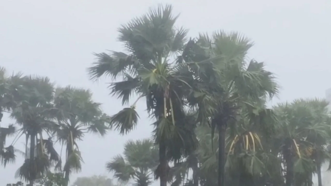 কুয়াকাটায় টানা বৃষ্টি, বিপর্যস্ত জনজীবন