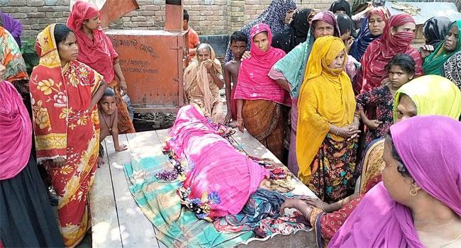 জীবননগরে ধান ওড়াতে গিয়ে নারীর মৃত্যু