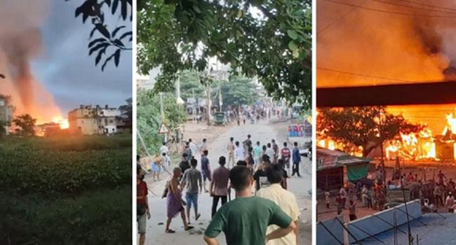 দীঘিনালায় সংঘর্ষ ও অগ্নিসংযোগ, আহত কয়েকজন
