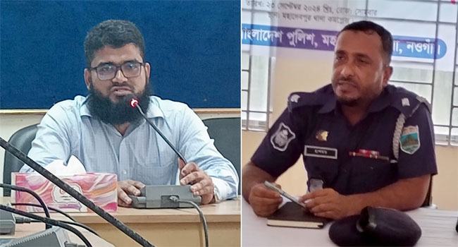 মহাদেবপুরে সাংবাদিকদের সাথে ইউএনও-ওসির মতবিনিময়