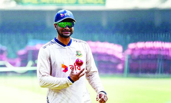 দ্বিতীয় টেস্টের আগে পর্যবেক্ষণে সাকিব
