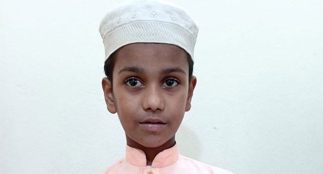 ১০ মাসে কোরআনের হাফেজ হলেন ৯ বছর বয়সী মাসুদ