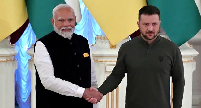 যুক্তরাষ্ট্রে মোদি-জেলেনস্কি বৈঠক