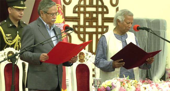 অন্তর্বর্তী সরকারের অর্জন