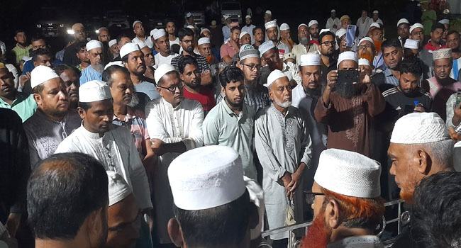 চাঁদপুরে সাংবাদিক রুহুল আমিন গাজীর দ্বিতীয় জানাজা ও দাফন সম্পন্ন