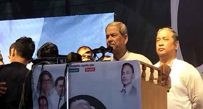 দ্রুত নির্বাচিত সরকারের কাছে ক্ষমতা হস্তান্তর করতে হবে : মির্জা ফখরুল
