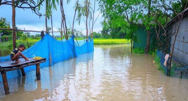 তিস্তার পানিতে লালমনিরহাটের নিম্নাঞ্চল প্লাবিত, বন্যার আশঙ্কা