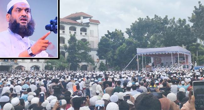 শিক্ষাব্যবস্থায় হিন্দুত্ববাদ ও নাস্তিক্যবাদ বরদাস্ত করা হবে না : মামুনুল হক