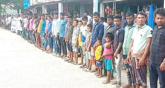 দিরাইয়ে মৎস্যজীবী আব্দুন নুরের খুনীদের গ্রেফতার ও ফাঁসির দাবি এলাকাবাসীর