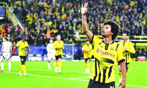 আর্সেনাল ম্যানসিটি বার্সা ও ডর্টমুন্ডের জয়