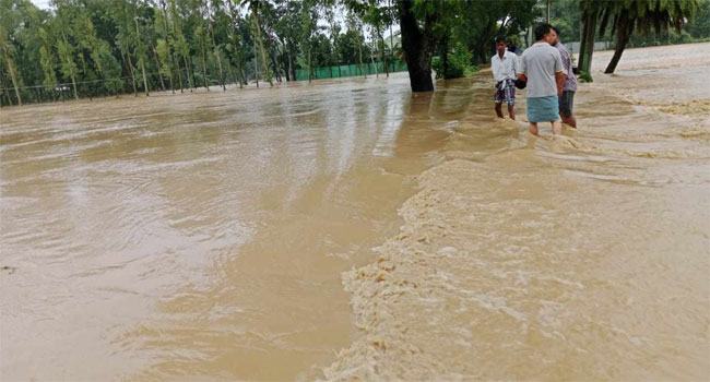 নালিতাবাড়ীতে ভারী বর্ষণ ও পাহাড়ি ঢলে ৯টি ইউনিয়ন প্লাবিত