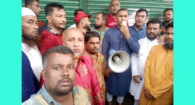 নোয়াখালীতে যুবদলের লিফলেট বিতরণ