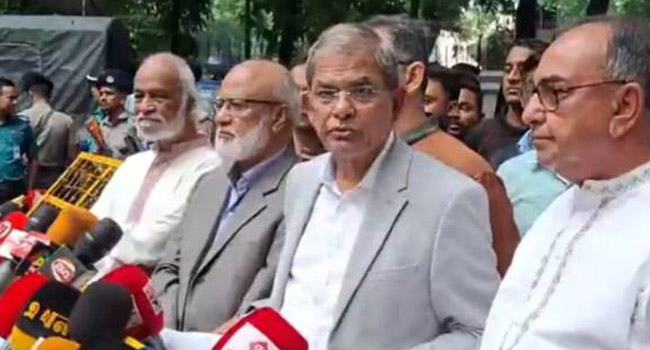 প্রধান উপদেষ্টার সাথে সংলাপে যেসব বিষয় তুলে ধরেছে বিএনপি