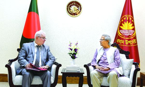 প্রধান উপদেষ্টার সাথে রুশ রাষ্ট্রদূতের বিদায়ী সাক্ষাৎ