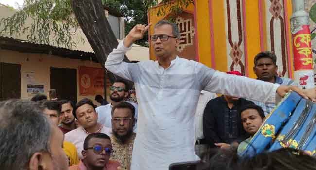 হাসিনার খুনি মন্ত্রীদের মুক্তির প্রতিবাদে মৎস্যজীবী দল উত্তরের মিছিল