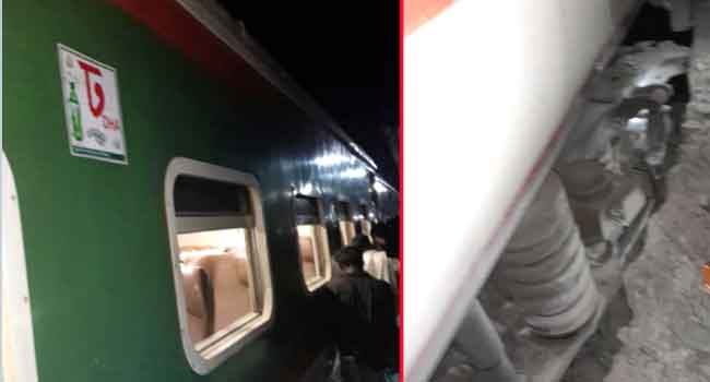 বগি লাইনচ্যুত হয়ে ঢাকা-ময়মনসিংহ রুটে ট্রেন চলাচল বন্ধ