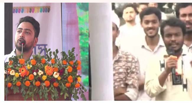 রোকেয়া বিশ্ববিদ্যালয়ে সম্মাননা স্মারক গ্রহণ করলেন না নাহিদ