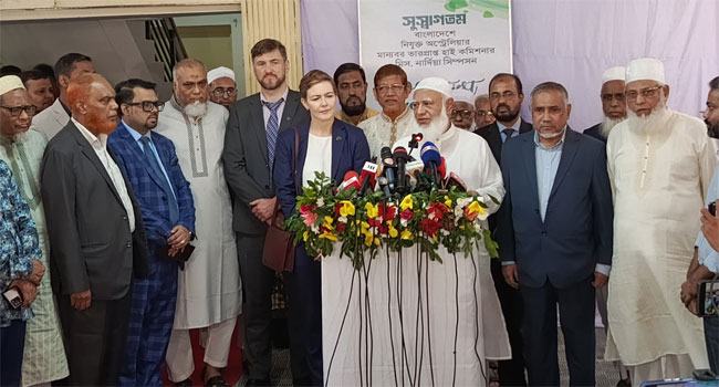 জামায়াতের আমিরের সাথে অস্ট্রেলিয়ান হাইকমিশনারের সাক্ষাৎ