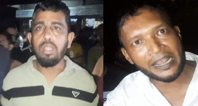 সিলেটে চোরাচালানের চিনি ছিনতাই, বিএনপির ২ নেতা গ্রেফতার