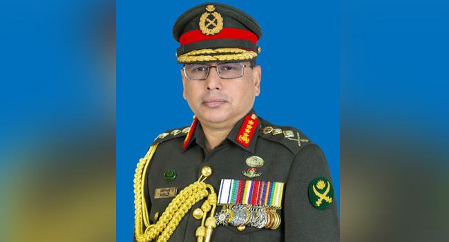 সেনাপ্রধান ১১ দিনের সরকারি সফরে ঢাকা ছেড়েছেন
