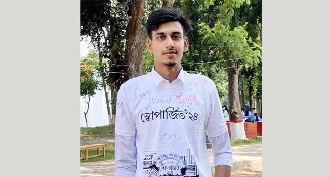 এনায়েতপুরে বৈষম্যবিরোধী আন্দোলনে নিহত শিহাব এইচএসসি পরীক্ষায় উত্তীর্ণ