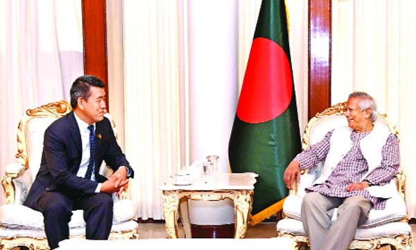 ঢাকা-থিম্পু বাণিজ্য সহযোগিতা বৃদ্ধির ওপর গুরুত্বারোপ প্রধান উপদেষ্টার