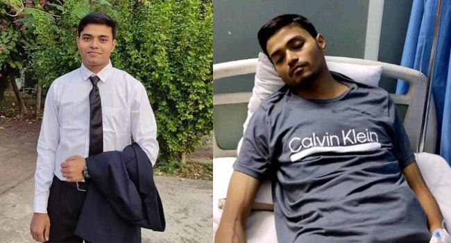বাঁচতে চান নোবিপ্রবির শিক্ষার্থী ওমর ফারুক