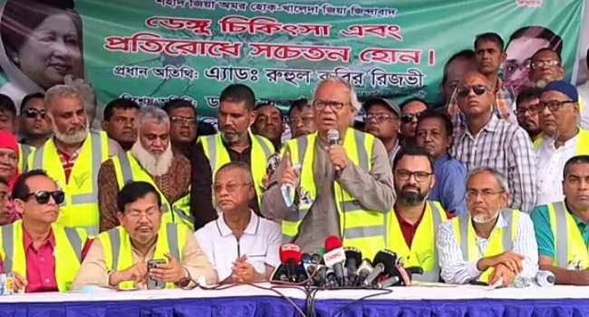 দুর্নীতিতে ফার্স্ট ক্লাস ফার্স্ট শেখ হাসিনা এখন ভারতে পিএইচডি করছেন : রিজভী