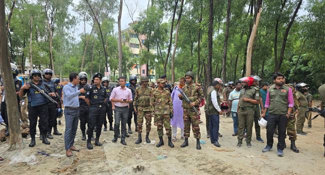 গাজীপুরে ৫০ কোটি টাকার বনভূমি উদ্ধার