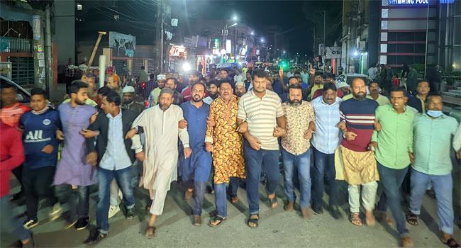 রংপুরে সারজিস ও হাসনাতের সফর প্রতিহত করতে জাপার বিক্ষোভ