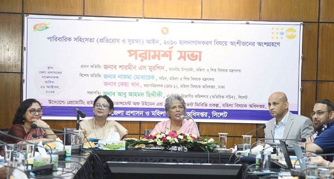 নারীর প্রতি সহিংসতা সামজিক ব্যাধি : উপদেষ্টা শারমীন
