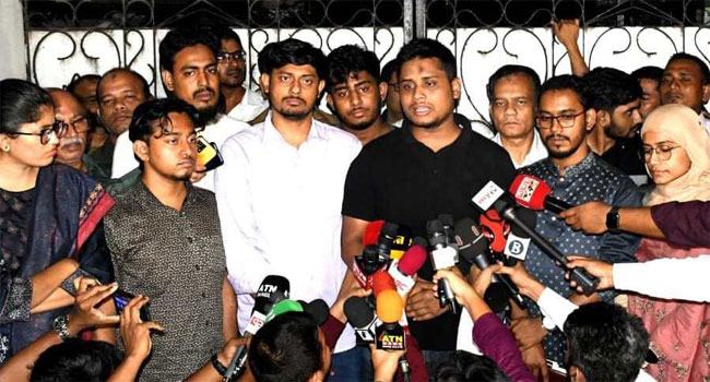 তিন ইস্যুতে বিএনপির সাথে আলোচনা সমন্বয়কদের