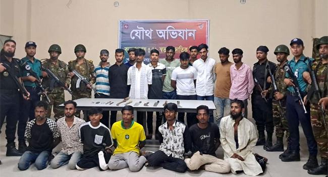 মোহাম্মদপুরে যৌথবাহিনীর অভিযানে গ্রেফতার ৪৫