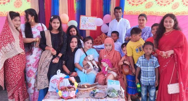 মহা ধুমধাম করে বিয়ে দেয়া হলো দুষ্ট ও মিষ্টির