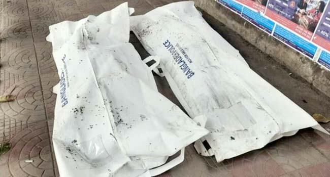 মেঝেতে পড়েছিল মা-ছেলের রক্তাক্ত লাশ