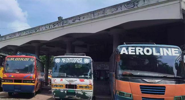 রাজশাহী-চাঁপাইনবাবগঞ্জ রুটে বাস চলাচল বন্ধ