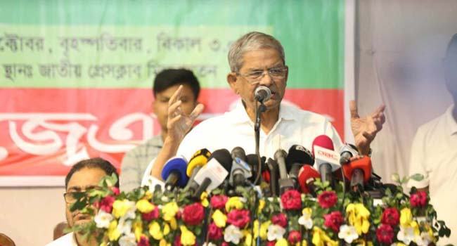 গণহত্যাকারী আ’লীগ-হাসিনার কোনো ক্ষমা নেই : মির্জা ফখরুল