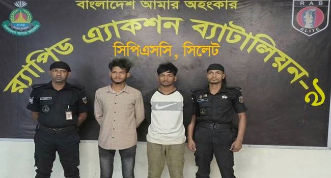 সিলেটে শাওন হত্যা মামলার ২ আসামি ঢাকায় গ্রেফতার
