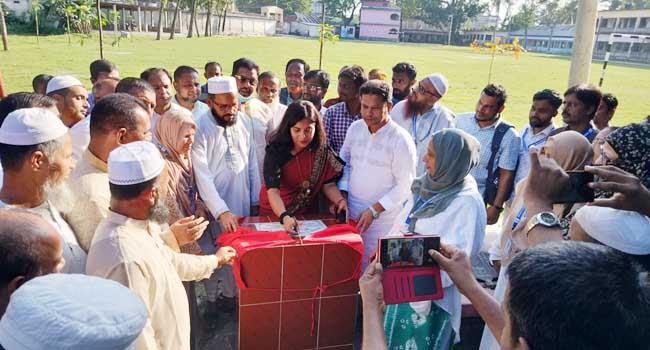 ঈশ্বরগঞ্জে শহীদ আবু সাঈদ, মুগ্ধ ও শাহরিয়ারের নামে পাঠাগার