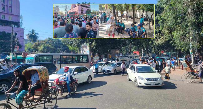 চলাচল স্বাভাবিক জিরো পয়েন্টে, সতর্ক অবস্থানে পুলিশ
