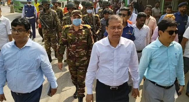 নারায়ণগঞ্জে যানজট নিরসনে যৌথ অভিযান